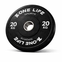 Anilha Olímpica Bumper 20kg One Life Sports Unid Treino Anilha Olímpica Bumper 20kg One Life Sports Unid Treino