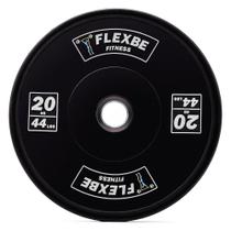 Anilha Olímpica Bumper Exercício Funcional 20 kg Flexbe Fitness Anilha Olímpica Bumper Exercício Funcional 20 kg Flexbe Fitness
