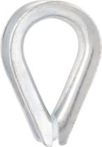 Anilha para cabo de aço 5/8" leve galvanizada - Vonder Anilha para cabo de aço 5/8" leve galvanizada - Vonder