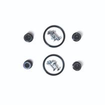 Anilha para-choque kit com 4 unidades preta (apl-1) lowv