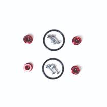Anilha para-choque kit com 4 unidades vermelha (apl-3) lowv