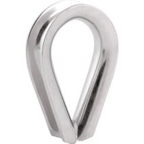 Anilha Sapatilho Inox 3/8'' para Cabo de Aço 9,53 mm Vonder