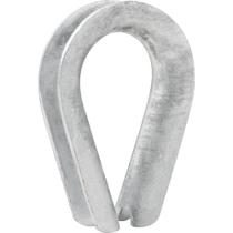 Anilha Sapatilho Vonder 1/4" 6,35 Mm Zincado Aço Carbono Para Laços E Ilhoses De Cabo De Aço Anilha Sapatilho Vonder 1/4" 6,35 Mm Zincado Aço Carbono Para Laços E Ilhoses De Cabo De Aço