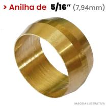 Anilha Tubo 516 - Latão Anilha Tubo 516 - Latão