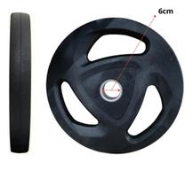 Anilha vulcanizada olímpica 10kg ahead sports (weight coated plate) - absolute - preto / vermelho Anilha vulcanizada olímpica 10kg ahead sports (weight coated plate) - absolute - preto / vermelho