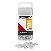 Anilhas Arrow Fastener WA3/16 de alumínio 30 unidades
