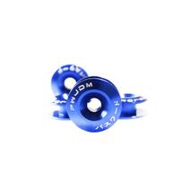 Anilhas Fixação Prendedor Parachoque Carro Rebaixado Azul Anilhas Fixação Prendedor Parachoque Carro Rebaixado Azul