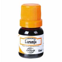 Anilina liquida 10ml laranja / 12un / arco iris