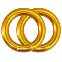 Anilla de Descenso NewDoar 25kN O-Ring Grande Dorada para Escalada