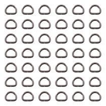 Anillas en D de Metal 13mm Negro Gun 150 piezas Accesorios Swpeet para DIY