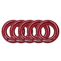 Anillo de Rappel NewDoar 25kN Oro Grande en Forma de O para Escalada en Roca