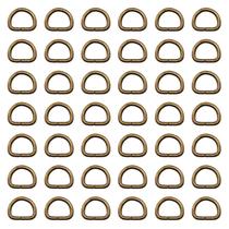 Anillos en D Swpeet 150 Piezas de 13 mm en Bronce Multiusos de Metal Anillos en D Swpeet 150 Piezas de 13 mm en Bronce Multiusos de Metal