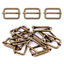 Anillos Metálicos Ajustadores Rectangulares Bronce Swpeet 60Piezas