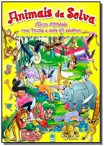 Animais da selva - col. album atividade com puzzle e mais 60 adesivos - ZADA EDITORA