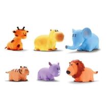 Animais da Selva- Funny Zoo - Para bebê mácio e colorido - bee toys