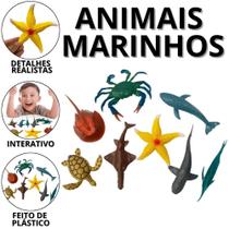 Animais De Brinquedo Marinho Brinquedos Para Menino Infantil Kit Animal Interativo Crianças