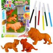 Animais De Colorir Com Canetinha Hidrocolor - 0972 Gulliver