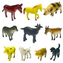 Animais de Fazenda de Plastico com 10 Animais de Fazenda de Plastico com 10