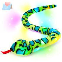 Animais de pelúcia Houwsbaby Snake 100 cm com luz LED para crianças Animais de pelúcia Houwsbaby Snake 100 cm com luz LED para crianças