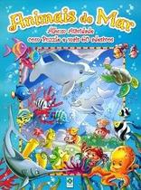 Animais do mar - col. album atividade com puzzle e mais 60 adesivos Animais do mar - col. album atividade com puzzle e mais 60 adesivos