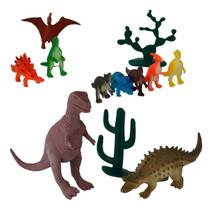 Animais Jurassico Dinossauro Decorar Maquetes 5a17cm 12pçs Animais Jurassico Dinossauro Decorar Maquetes 5a17cm 12pçs
