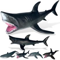 Animais Marinhos De Borracha Tubarão Golfinho Baleia Orca F114