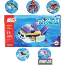 Animais Monta e Desmonta Reino das Ondas Tudo em Caixa