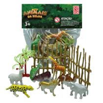 Animais Plásticos Kit Animais da Selva Peças Sortido Animais Plásticos Kit Animais da Selva Peças Sortido