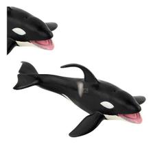 Animal Aquatico Baleia Orca Borracha Macia Fundo Mar Grande Animal Aquatico Baleia Orca Borracha Macia Fundo Mar Grande