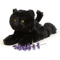Animal de pelúcia aquece Black Cat, pode ser colocado no micro-ondas e pesado