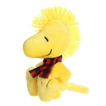 Animal de pelúcia Aurora Festive Peanuts Winter Plaid Woodstock Animal de pelúcia Aurora Festive Peanuts Winter Plaid Woodstock