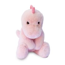 Animal de pelúcia mais macio do mundo, rosa, Dino Lushee, 40 cm