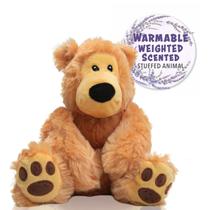 Animal de pelúcia Warm Pals Bear Hugs 0,7 kg, disponível no micro-ondas
