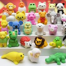 Animal Erasers LanMa 98 unidades, mesa, animais de estimação, prêmios em sala de aula