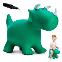 Animal Hopper EVERICH TOY Kids Dinossauro Triceratops Blue