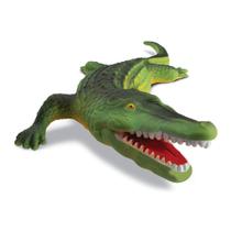 Animal Jacaré De Brinquedo Crocodilo Alligator 41cm Borracha - BeeToys