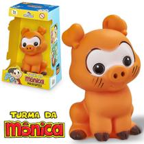 Animal porco chovinista de vinil turma da monica na caixa - ADIJOMAR