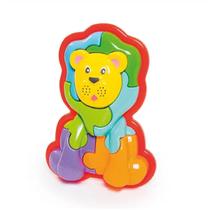 Animal puzzle 3d leao 612