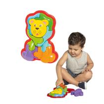 Animal puzzle 3d leao