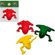 Animal sapo de pvc emborrachado 7,5x7,5cm