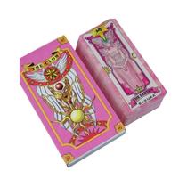 Anime Card Captor SAKURA Clow Card KINOMOTO SAKURA 56pcs Cartão Mágico Cosplay Prop Coleção Presente