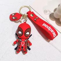 Anime Deadpool Q Versão Bonito Boneca Pingente Chaveiro Casal Mochila Saco Presentes De Aniversário