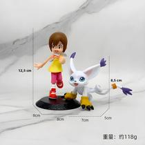 Anime Digimon Adventure Action Figures Taichi Ishida Yamato Hikari Takaishi Takeru Modelos De PVC
