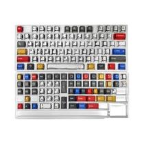 Anime Gundam Style Mixed 136 Teclas PBT Keycaps Periferia De Sublimação Térmica Alta