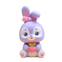 Anime Piggy Bank Sings Sings Rabbits para crianças 15x14,2x30cm