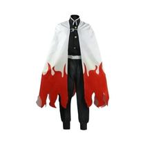 Anime rengoku kyoujurou quimono adulto crianças cosplay traje festa de halloween uniforme peruca Anime rengoku kyoujurou quimono adulto crianças cosplay traje festa de halloween uniforme peruca