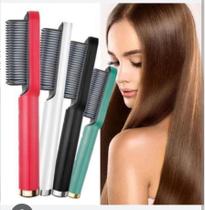 Anion Hair Pro 2025 em Cerâmica Original, Pente e Escova Alisadora 3 em 1