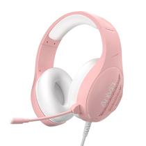 Anivia A10 3.5mm fones de ouvido de música com fio com microfone (rosa)