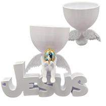 Anjinho da Guarda Nossa Senhora da Conceição Jesus 3d Vaso