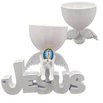 Anjinho da Guarda Nossa Senhora Mistica Jesus 3d Decoração